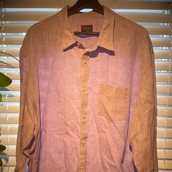 UNTUCKit Shirts Untuckit Big And Tall Linen Shirt Mens Poshmark